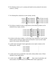 Form 24A Pre-circuit Memorandum (Defence) - Nunavut, Canada, Page 3