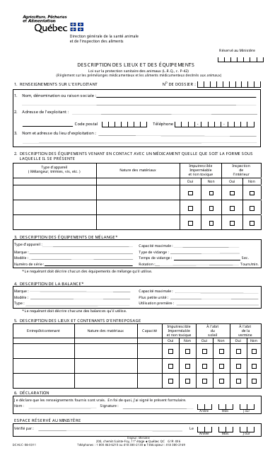 Form DCASC-08-0311  Printable Pdf