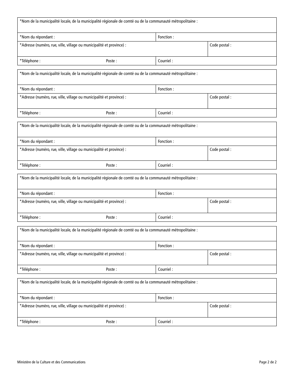 Demande De Statut - Designation - Paysage Culturel Patrimonial - Annexe - Quebec, Canada (French), Page 2