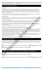 Registration Form for the Agricultural Operations With the Ministere De L&#039;agriculture, DES Pecheries Et De L&#039;alimentation - Quebec, Canada, Page 4