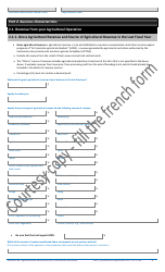 Registration Form for the Agricultural Operations With the Ministere De L&#039;agriculture, DES Pecheries Et De L&#039;alimentation - Quebec, Canada, Page 5