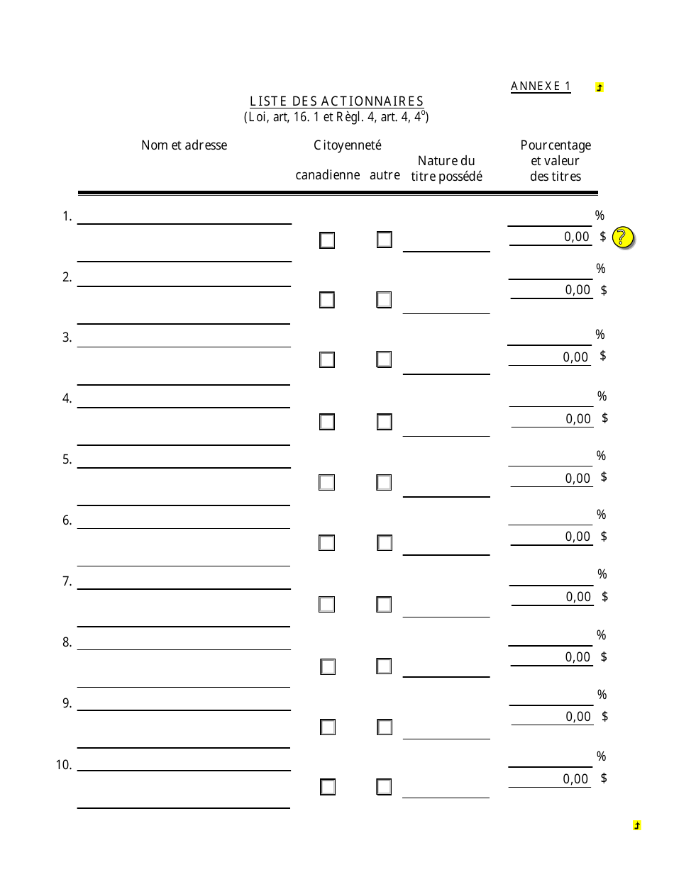 Demande Dagrement Dun Distributeur - Quebec, Canada (French), Page 12