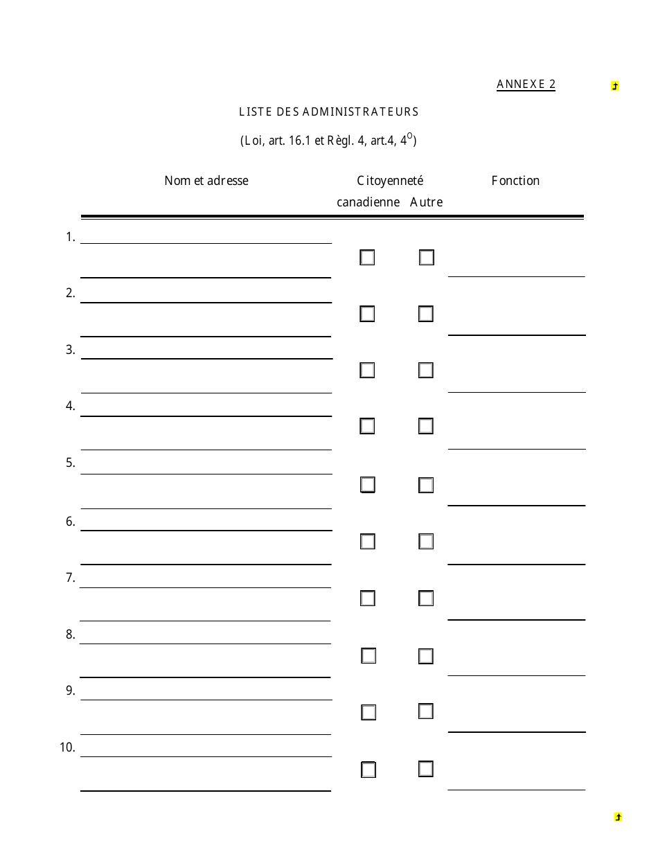 Demande Dagrement Dun Distributeur - Quebec, Canada (French), Page 14