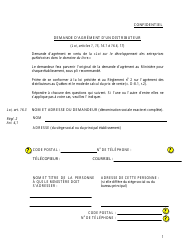Demande D&#039;agrement D&#039;un Distributeur - Quebec, Canada (French), Page 3