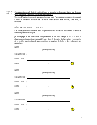 Rapport Annuel Du Titulaire D&#039;un D&#039;agrement De Distributeur - Quebec, Canada (French), Page 10