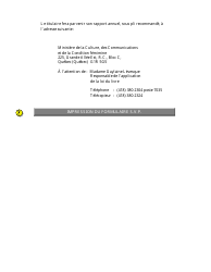 Rapport Annuel Du Titulaire D&#039;un D&#039;agrement De Distributeur - Quebec, Canada (French), Page 11