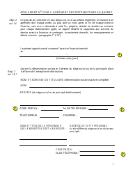 Rapport Annuel Du Titulaire D&#039;un D&#039;agrement De Distributeur - Quebec, Canada (French), Page 3