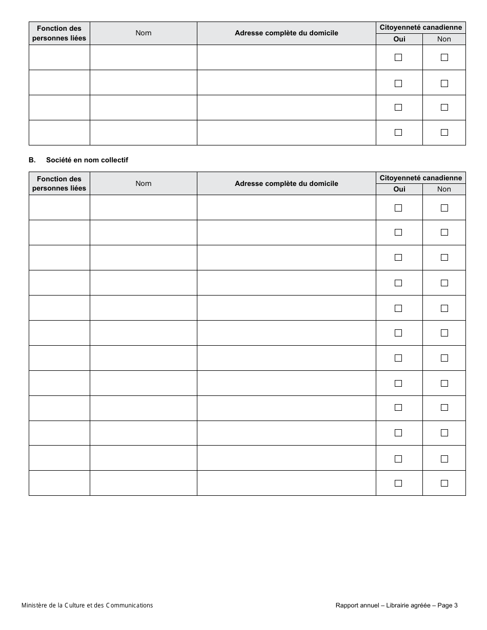 Rapport Annuel - Librairie Agreee - Quebec, Canada (French), Page 8