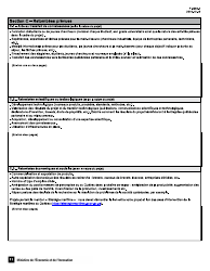 Forme F-0064-2 Appel De Projets Quebec-Israel Formulaire De Demande D&#039;aide Financiere - Quebec, Canada (French), Page 11