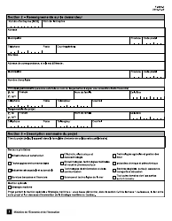 Forme F-0064-2 Appel De Projets Quebec-Israel Formulaire De Demande D&#039;aide Financiere - Quebec, Canada (French), Page 2