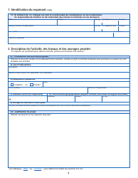 Demande D&#039;autorisation Et De Certificat D&#039;autorisation - Quebec, Canada (French), Page 2