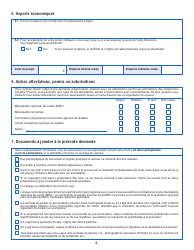 Demande D&#039;autorisation Et De Certificat D&#039;autorisation - Quebec, Canada (French), Page 6