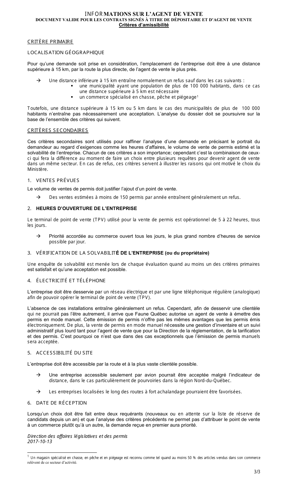 Informations Sur Lagent De Vente - Quebec, Canada (French), Page 3