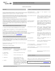 Document preview: Formulaire D'enregistrement (Producteur Forestier) - Quebec, Canada (French)