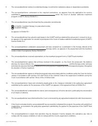Form SJ-1071A Motion to Participate in the Court of Quebec Addiction Treatment Program (Cqatp) - Quebec, Canada, Page 2