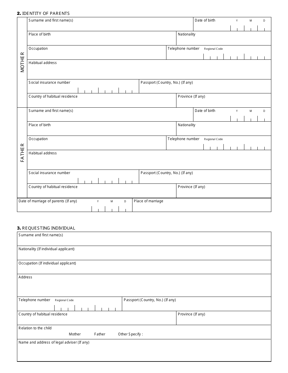 Form AJ-142A Request for Assistance in Organizing or Securing the Exercice of Rights of Access - Quebec, Canada, Page 2