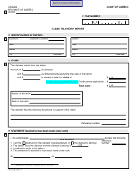 Form SJ-224A Claim/Voluntary Deposit - Quebec, Canada, Page 3