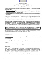 Form SJ-1120A Declaration by the Garnishee (Seizure of Money in the Hands of Third Persons) - Quebec, Canada