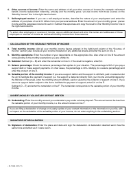 Form SJ-1086A Declaration by Voluntary Deposit Debtor - Quebec, Canada, Page 3