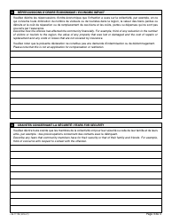 Form 34.3 (SJ-1117B) Community Impact Statement - Quebec, Canada (English/French), Page 3