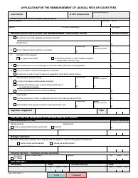 Form SJ-1010A Application for the Reimbursement of Judicial Fees or Court Fees - Quebec, Canada, Page 2