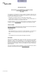 Document preview: Form SJ-1043A Application to Lift Suspension of a Driver's Licence or the Right to Obtain One - Quebec, Canada