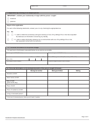 Application for Research - Quebec, Canada, Page 4