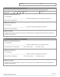 Application for Withdrawal - Quebec, Canada, Page 3