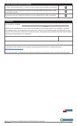Forme V-3120 Programme D&#039;aide Financiere Du Fonds De La Securite Routiere &quot; Formulaire De Demande D&#039;aide Financiere - Quebec, Canada (French), Page 4