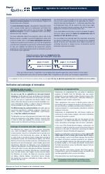 Form 3003-02A Appendix 2 Application for Last-Resort Financial Assistance - Quebec, Canada