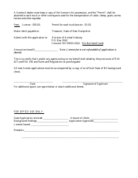 Renewal Application for Livestock Dealer&#039;s License - New Hampshire, Page 2