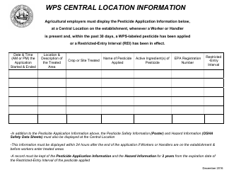 Wps Central Location Information - New Hampshire