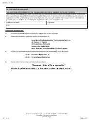 Form NHDES-A-01-012 Application for Asbestos Disposal Site Worker/Worker-In-training Certification - New Hampshire, Page 4