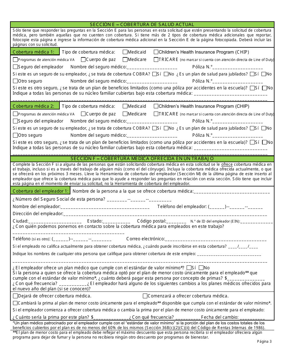 Formulario 800(INSERT) Inserto De Asistencia Medica Para Ninos, Mujeres Embarazadas Y Padres / Parientes Cuidadores - New Hampshire (Spanish), Page 4