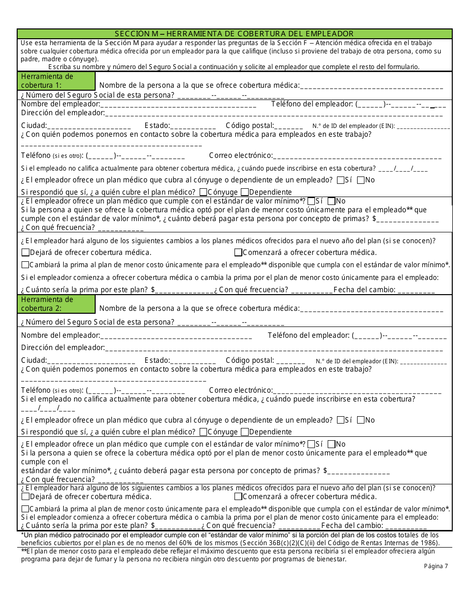 Formulario 800(INSERT) Inserto De Asistencia Medica Para Ninos, Mujeres Embarazadas Y Padres / Parientes Cuidadores - New Hampshire (Spanish), Page 8