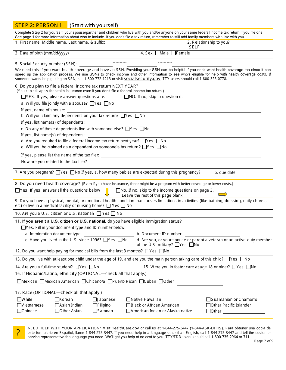 BFA Form 800MA Application for Health Coverage  Help Paying Costs - New Hampshire, Page 4
