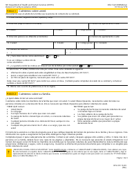 Formulario 800MA Solicitud De Cobertura De Salud Y Ayuda Para Pagar Los Costos - New Hampshire (Spanish), Page 3