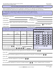 Document preview: DFA Form 821 Application for Medicaid Presumptive Eligibility (Pe) - New Hampshire