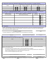 DFA Form 821 Application for Medicaid Presumptive Eligibility (Pe) - New Hampshire, Page 2