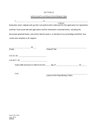 Document preview: Form CPLS154 Section II Applicant's Affidavit/Affirmation - New Hampshire