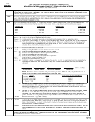 Form DP-146 Non-resident Personal Property Transfer Tax Return - New Hampshire, Page 3
