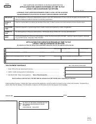 Document preview: Form DP-148 Application for 6-month Extension of Time to File Legacy and Succession Tax Return - New Hampshire
