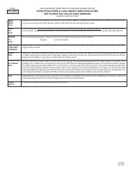 Form PA-49W Farm Structures and Land Under Farm Structures Use Change - Tax Collector&#039;s Warrant - New Hampshire, Page 2