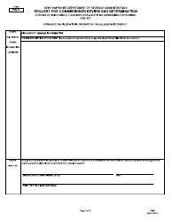 Form PA-71 Request for Commissioner Review and Determination - New Hampshire, Page 2