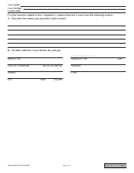 Form NHJB-2688-SE Complaint - New Hampshire, Page 2
