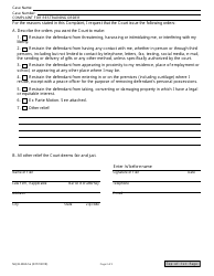Form NHJB-2960-SE Complaint for Restraining Order - New Hampshire, Page 2