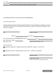 Form NHJB-2313-DF Financial Affidavit &amp; Application for Court Appointed Counsel - New Hampshire, Page 3