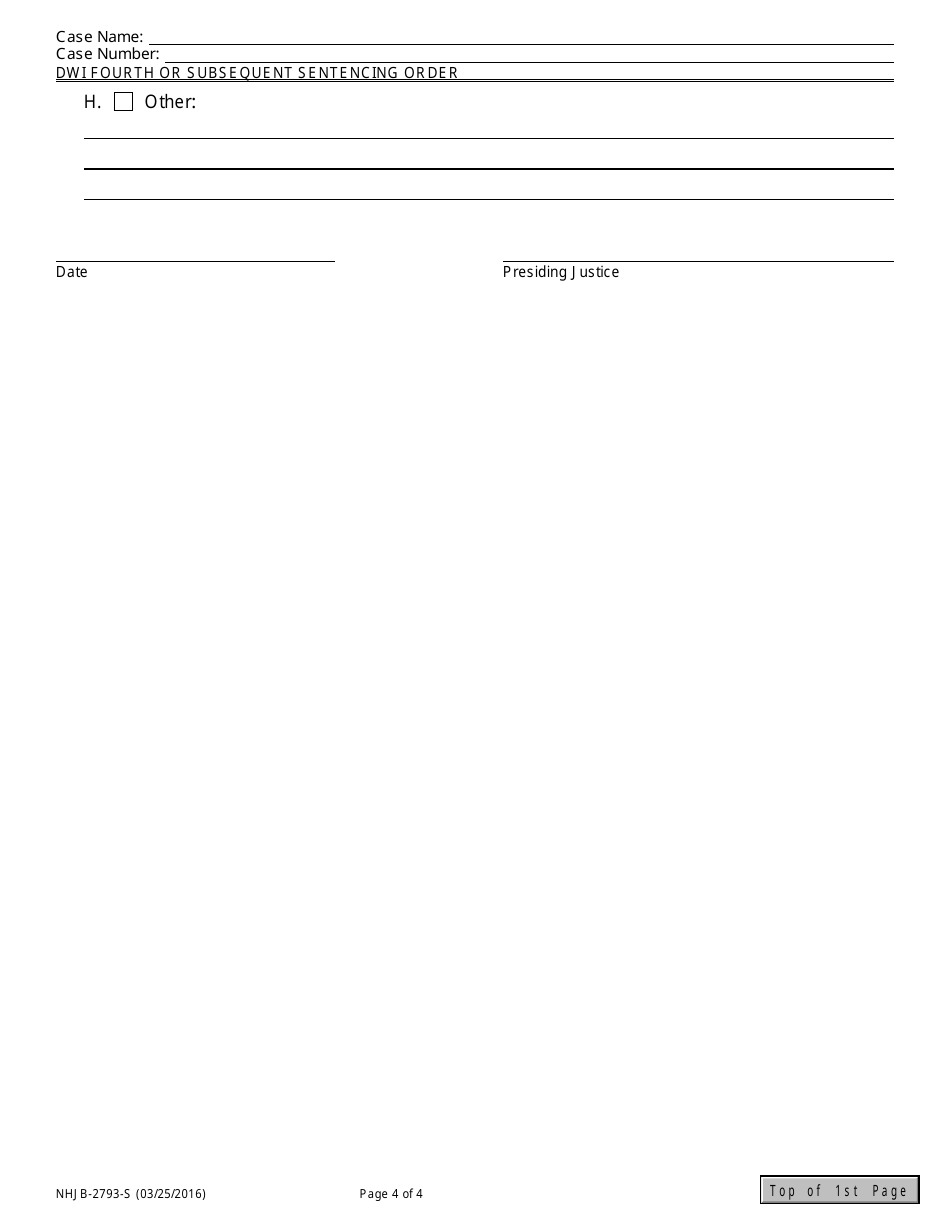 Form NHJB-2793-S Dwi Fourth or Subsequent Offense Sentencing Order - New Hampshire, Page 4