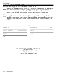 Form NHJB-2614-SUP Appellate Mediation Agreement Form - New Hampshire, Page 2