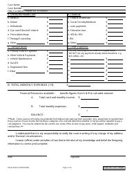 Form NHJB-2534-D Fine Payment Financial Affidavit - New Hampshire, Page 5